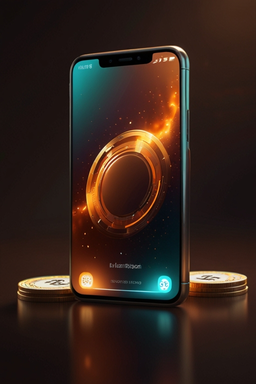 Smartphone avec l’app casino Vulkan Vegas